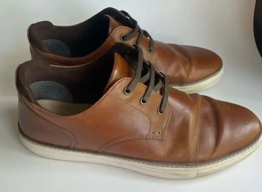 Franco Fortini Cognac Brown Maxx Sneaker Lace-Up Dress Shoes
